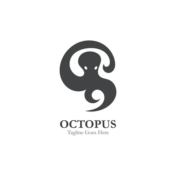 Octopus Logo Symbol Icon Illustration Design Template — Wektor stockowy