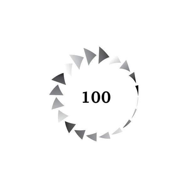 Circle Loading Spinning Website Template Buffering Waiting Indicator Icons — стоковый вектор