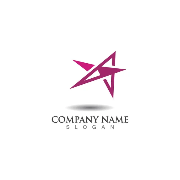 Logistic Logo Express Business Delivery Company Template — Stock vektor