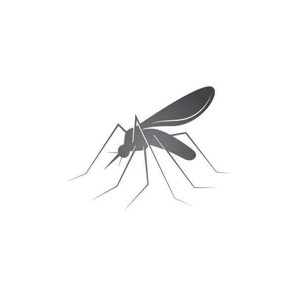 Ícone Mosquito Vetor Inserir Aplicativo Ícone Ilustração Plana Mosquito —  Vetores de Stock