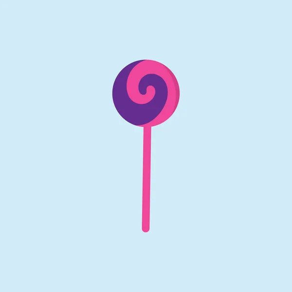 Sweet Candy Lollipop Realistische Vektor Hintergrundvorlage Illustration — Stockvektor