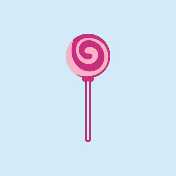Sweet Candy Lollipop Ρεαλιστικό Διανυσματικό Πρότυπο Φόντου Εικόνα — Διανυσματικό Αρχείο