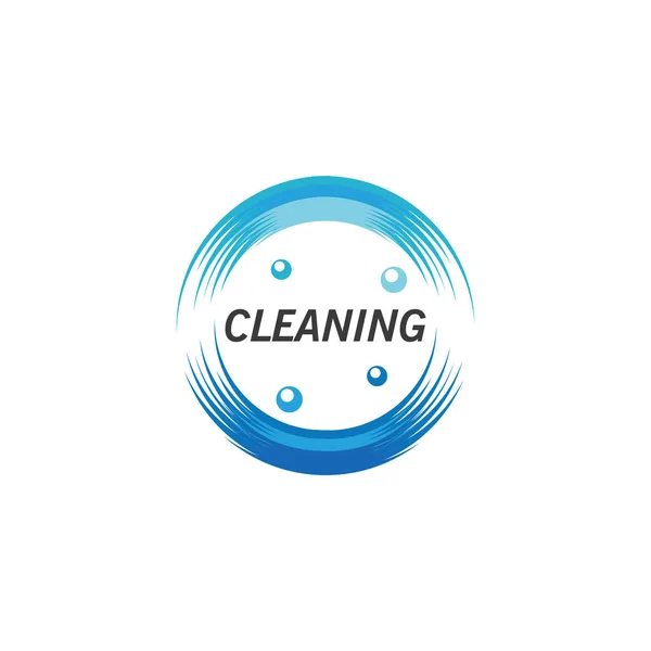 Καθαριότητα Σκούπα Έννοια Λογότυπο Σχεδιασμός Πρότυπο Διάνυσμα Εικονογράφηση — Διανυσματικό Αρχείο