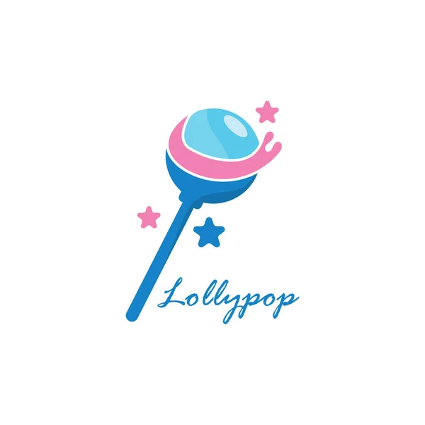 Sweet Candy Lollipop Ρεαλιστικό Διανυσματικό Πρότυπο Φόντου Εικόνα — Διανυσματικό Αρχείο