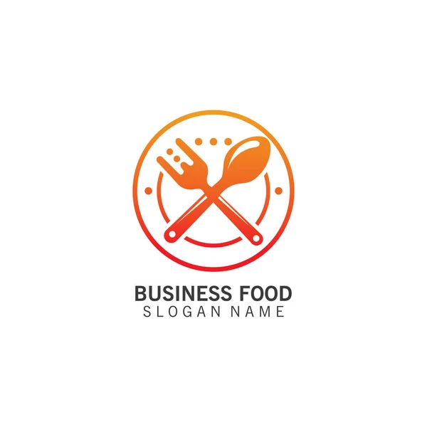 Logo Alimentaire Inspiration Créative Business Template Design — Image vectorielle