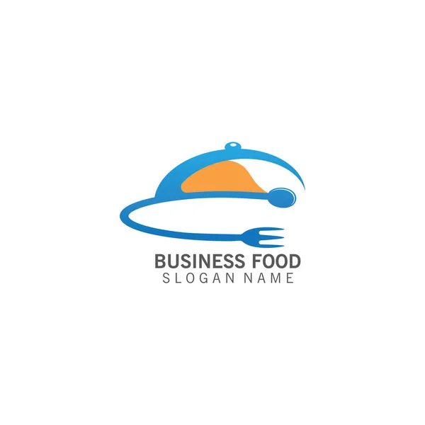 Food Logo Inspiração Criativa Design Modelo Negócio — Vetor de Stock