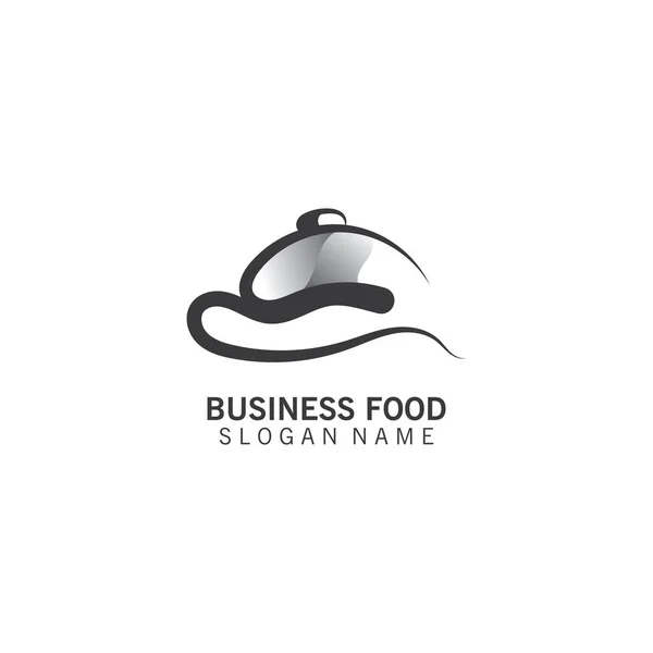 Desain Templat Bisnis Inspirasi Kreatif Food Logo - Stok Vektor