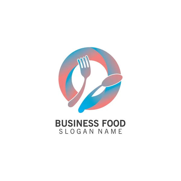 Дизайн Бизнес Шаблонов Логотипа Продуктов Питания — стоковый вектор