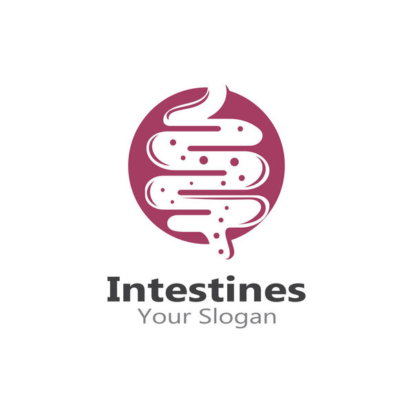 Intestine human Logo Collections Intestine Organ medical design