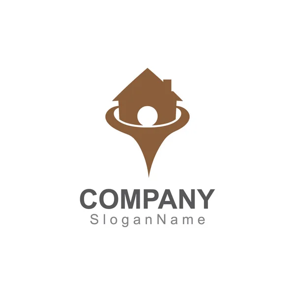 Strona Główna Ludzie Logo Design Inspiration Image Template Design Vector — Wektor stockowy