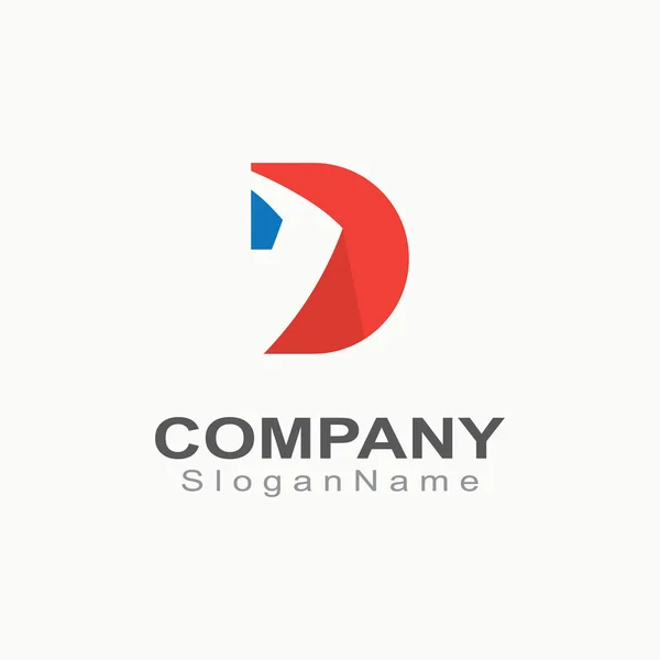 Logistic Express Logo Business Delivery Company Design — 스톡 벡터