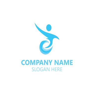 İnsanlar logo resim tasarım iş şablonu taşıyıcısı başarısı