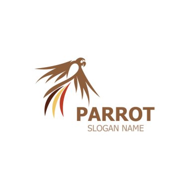Papağan Logosu Tasarımı, Hayvan Yaratıcı Şablon Temaları