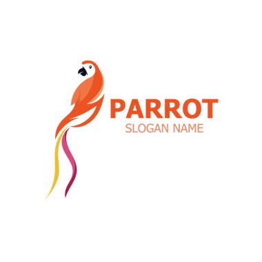 Papağan Logosu Tasarımı, Hayvan Yaratıcı Şablon Temaları
