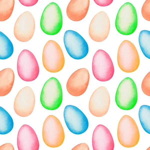Paskalya yumurtaları pürüzsüz. Suluboya vintage çizim. Beyaz bir arkaplanda izole edilmiş.