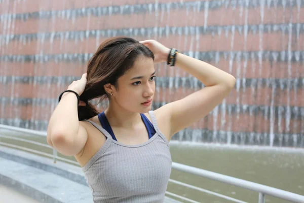 Young Attractive Woman Portrait Outdoor — 图库照片