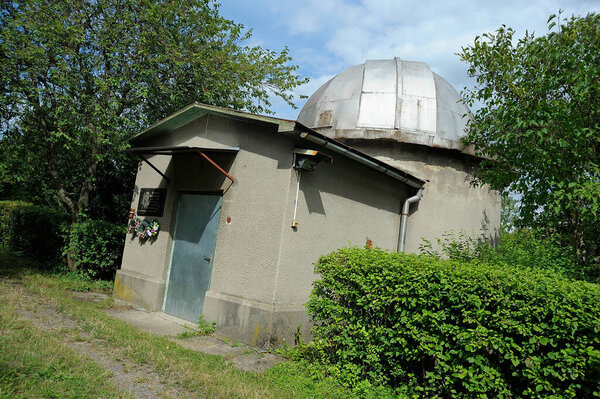 Building of astronomical observatory of Uzhgorod National University. September 3, 2018. Uzhgorod, Ukraine