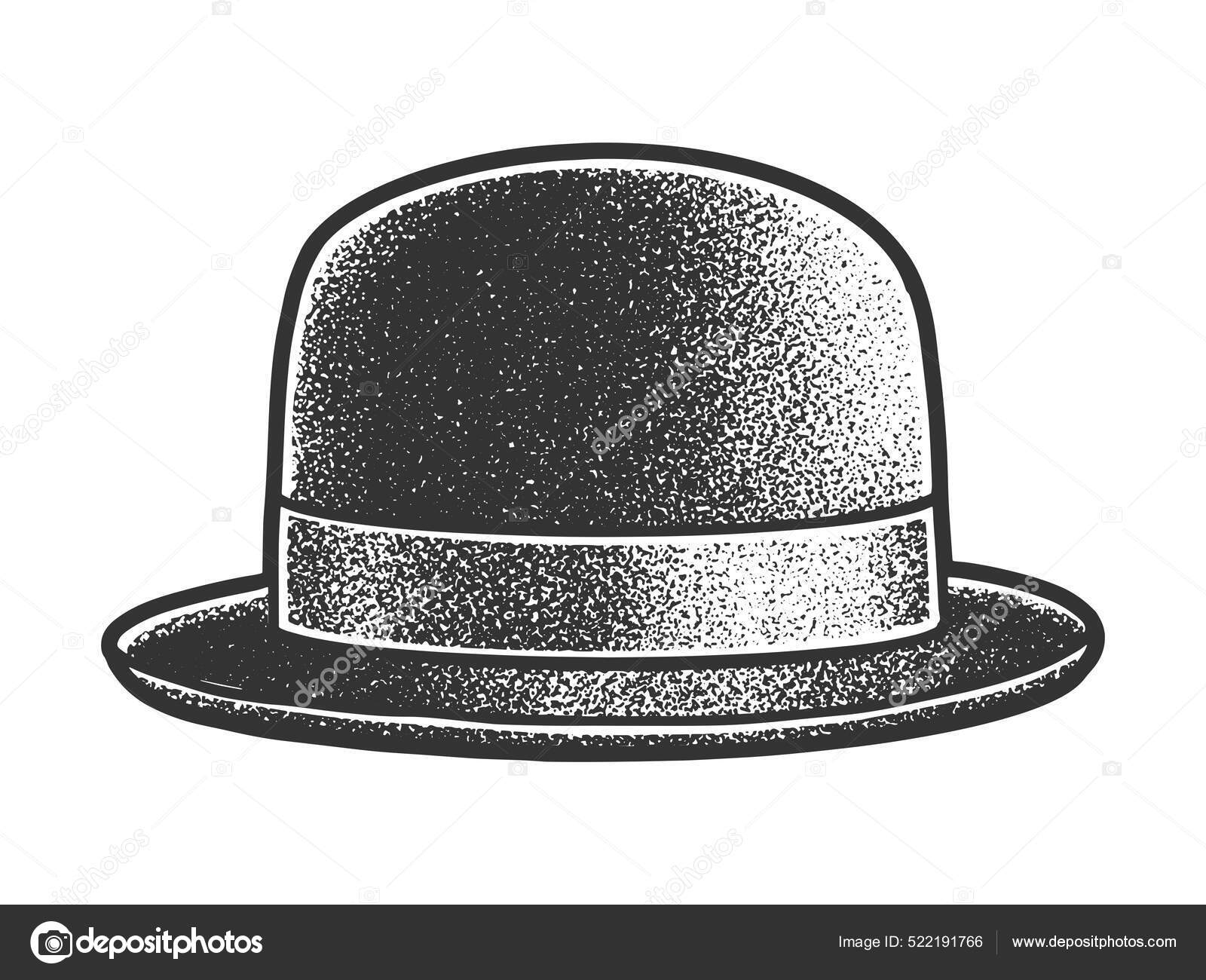 Bowler hotsell hat drawing