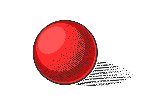 Ball geometric shape color sketch vector — стоковый вектор