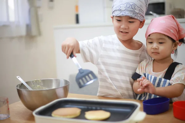 Image Children Cooking — Foto Stock