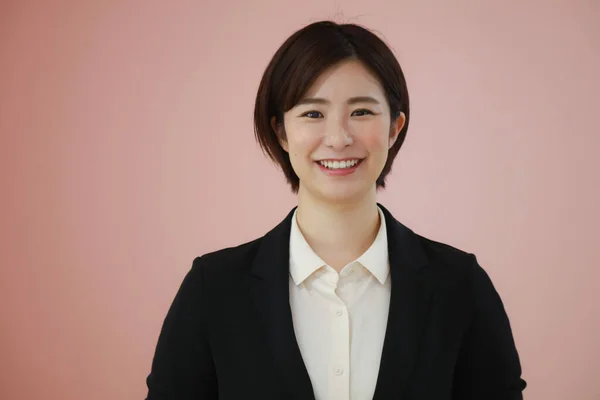 Image Smiling Female Employee — Stock Photo, Image