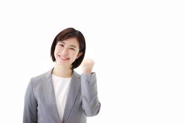 Genç, güzel Asyalı kadın stüdyo geçmişine karşı.