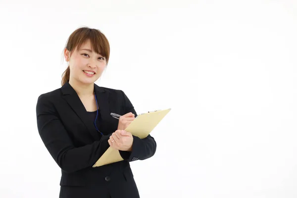 Image Female Office Worker — Stock Photo, Image