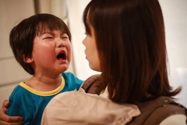 Imagem Menino Chorando — Fotografia de Stock