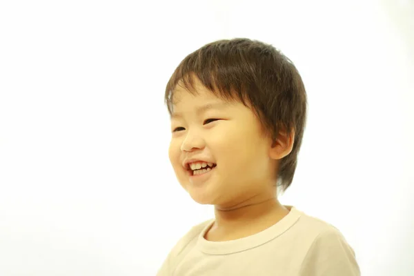 Милий Маленький Азіатський Хлопчик — стокове фото