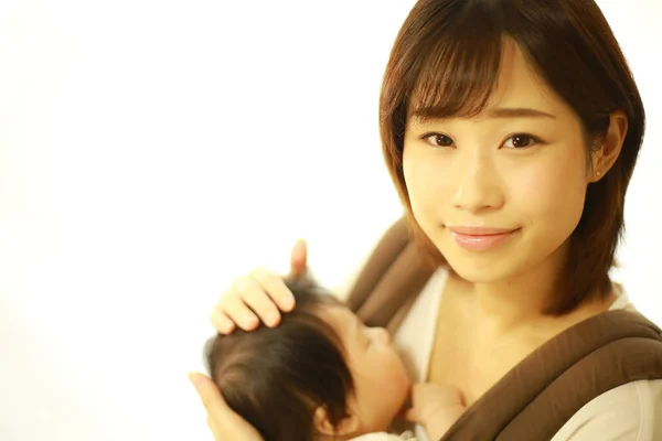 아기와 아시아 — 스톡 사진