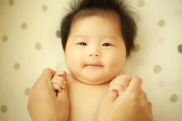 Retrato Bebê Bonito Menina — Fotografia de Stock