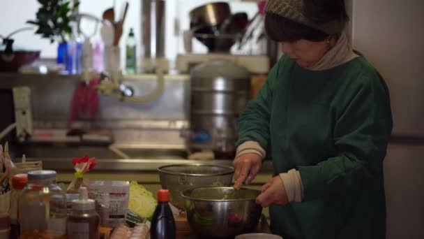 料理する女のイメージ — ストック動画