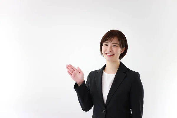 Smiley Female Office Worker — Stock Photo, Image