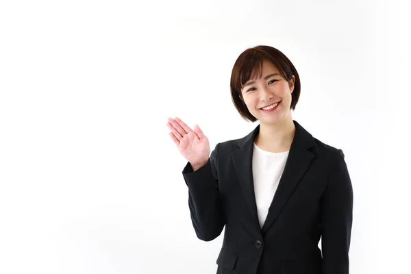Smiley Female Office Worker — Stock Photo, Image