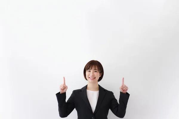 Smiley Female Office Worker — Stock Photo, Image