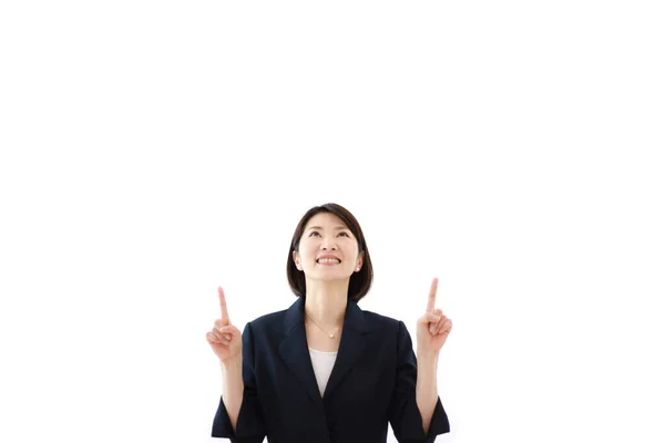 Smiley Kvinnlig Kontorsarbetare — Stockfoto