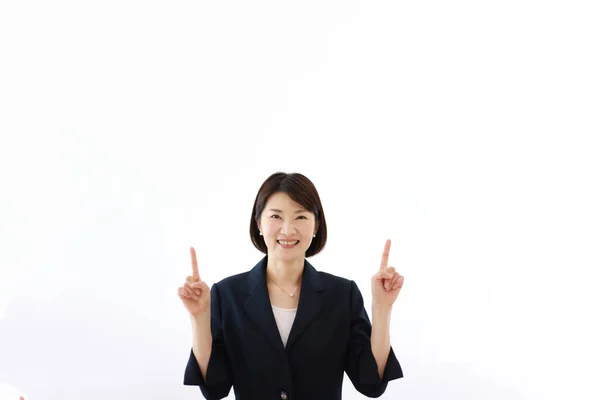 Smiley Female Office Worker — Stock Photo, Image