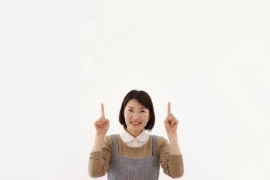 Gülümseyen kadın görüntüsü 