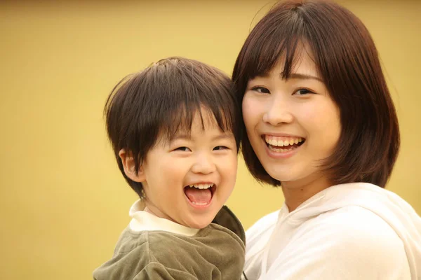 Smiley Parent Child — Stock Photo, Image