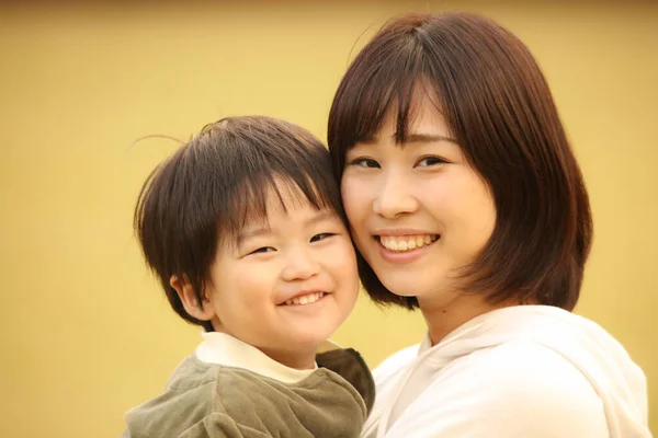 Smiley Parent Child — Stock Photo, Image
