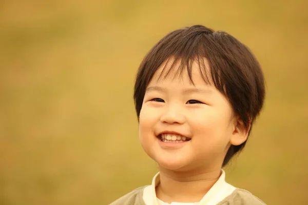 Imagem Menino Sorridente — Fotografia de Stock