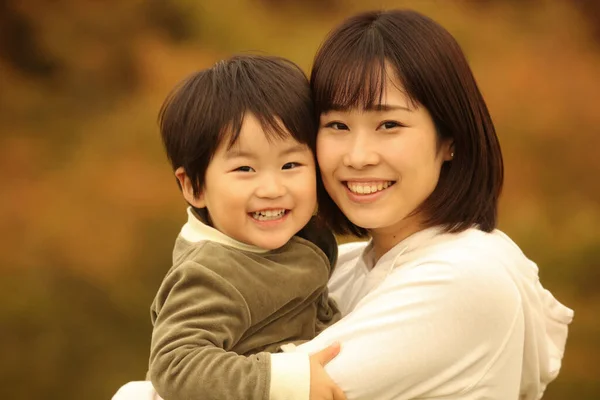 Smiley Parent Child — Stock Photo, Image