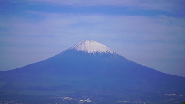 Fuji Vloeiende Wolken — Stockvideo