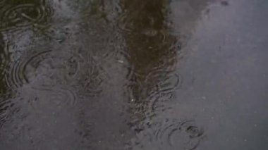 Image of rain falling