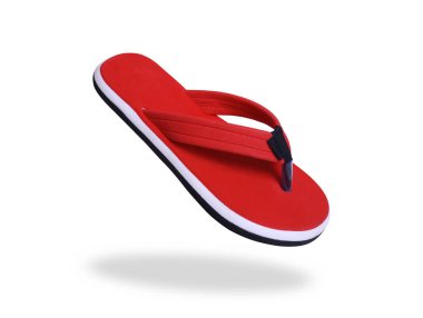 beyaz arkaplanda izole edilmiş hafif kırmızı takla