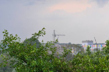 Construction of a house in Kharkiv, photo before the war