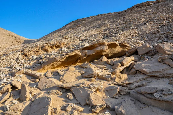 Unusual view of the Egyptian desert