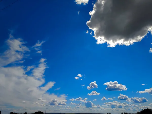 Beautiful Cloudy Sky Ukraine Zmiev — Foto de Stock