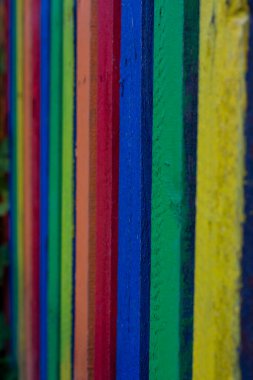 Ukrayna, Harkov sokaklarında renkli çitler