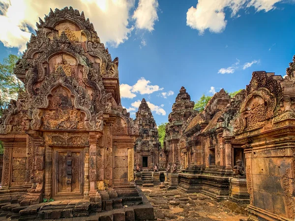 Temples Banteay Srey Cambodia — Stock Photo, Image